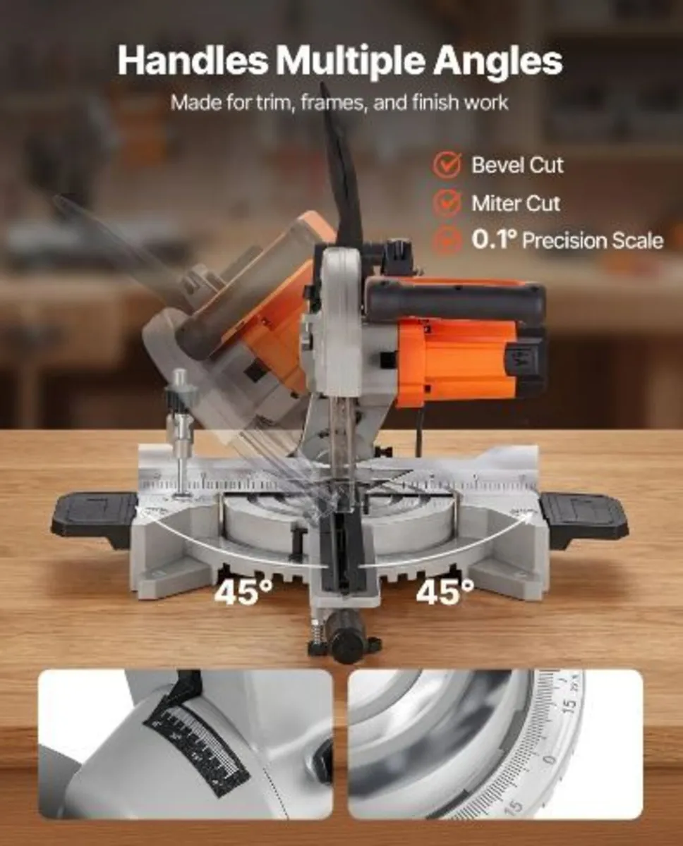 Sliding Compound Miter Saw, 254 mm Blade - Image 1