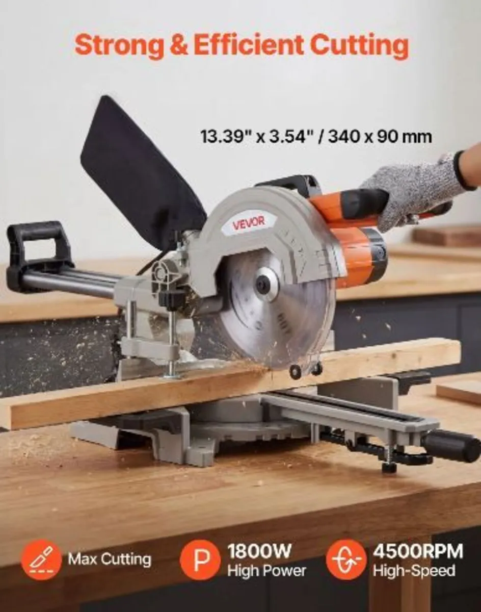 Sliding Compound Miter Saw, 254 mm Blade - Image 3