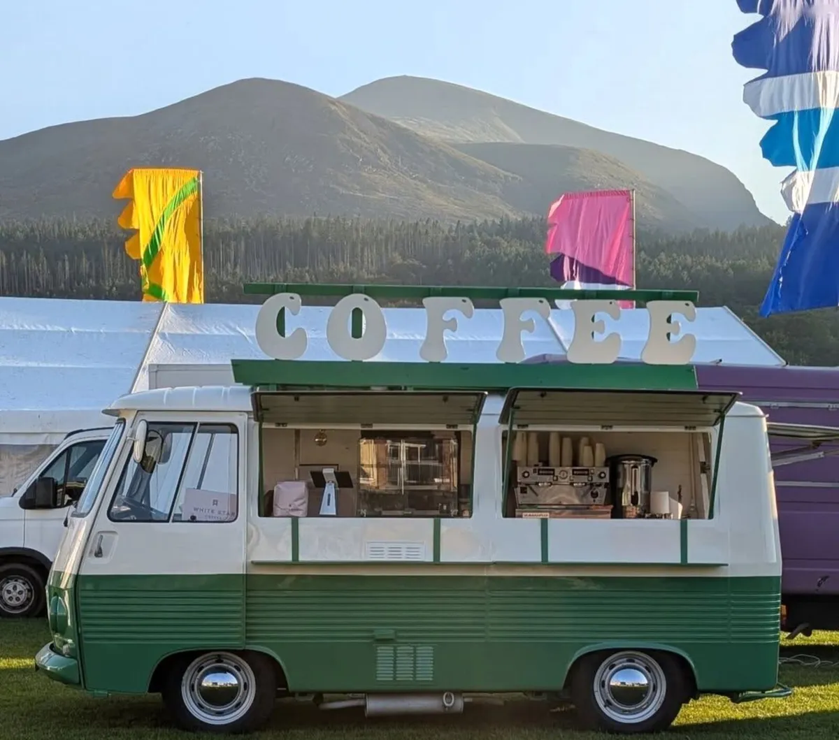 Vintage Peugeot J7  Coffee Van
