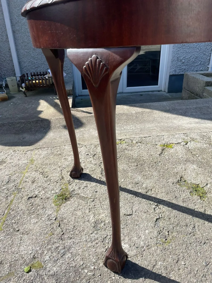 Vintage Mahogany Hall / Console Table - Image 3