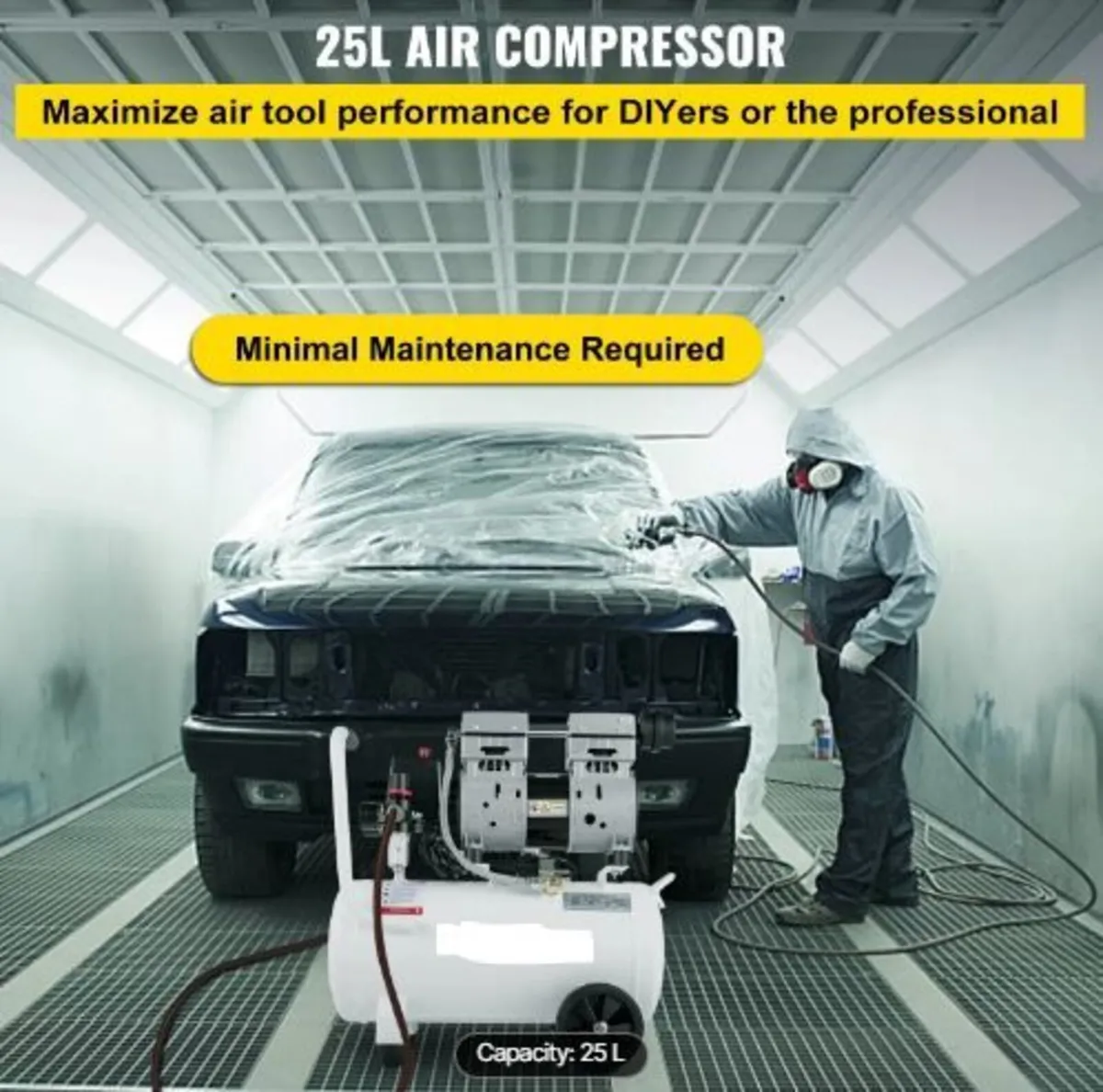 Air Compressor 20.8 L, Portable Air - Image 3