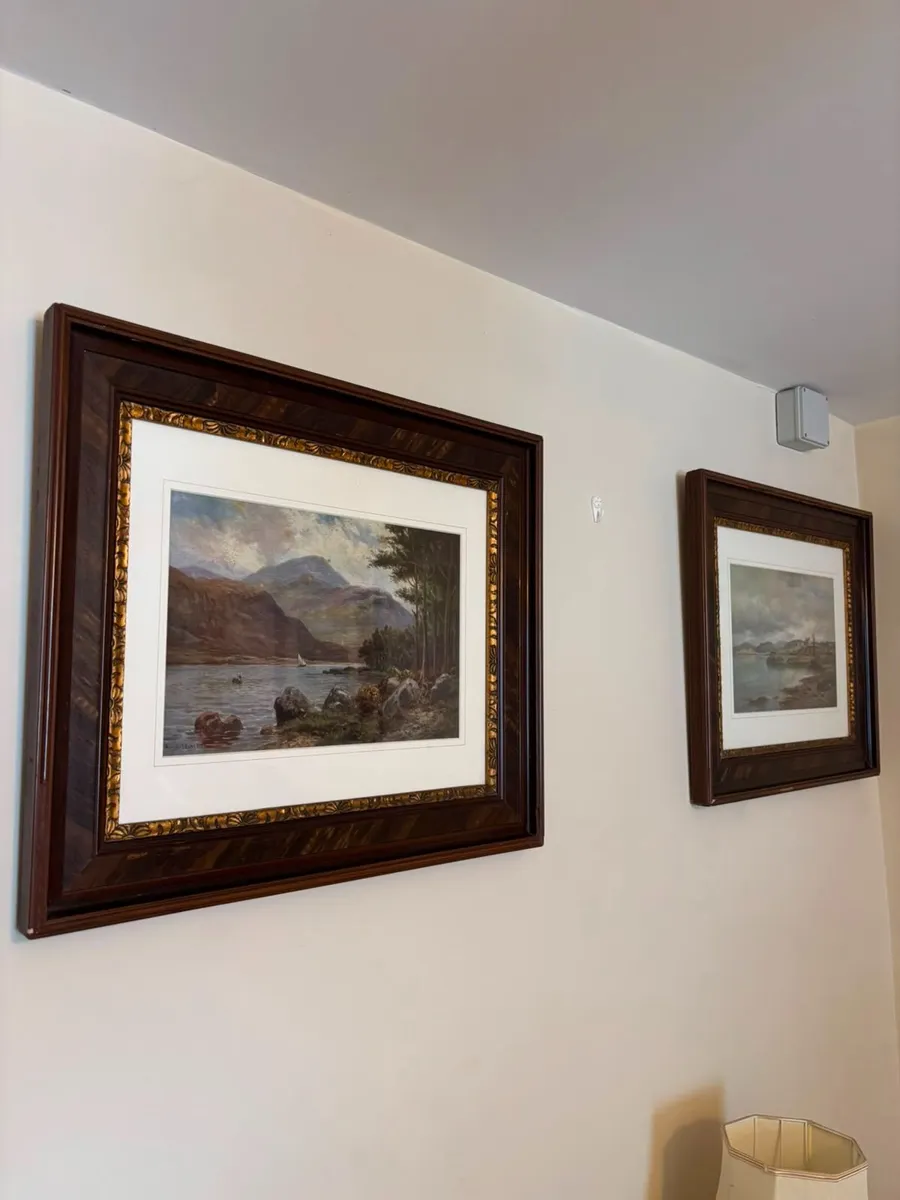 Pair of Framed Irish Landscape Prints - Image 1