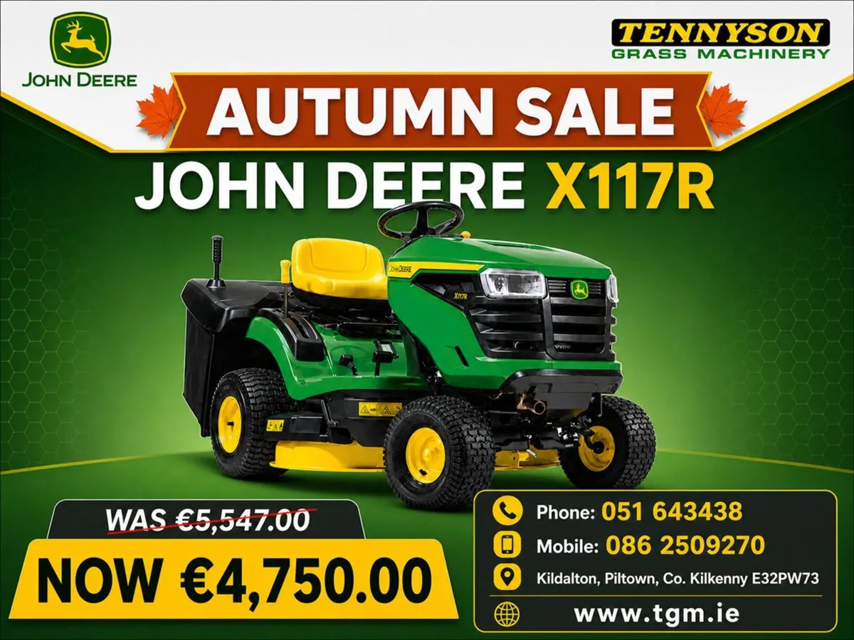 Limited Offer John Deere X117R