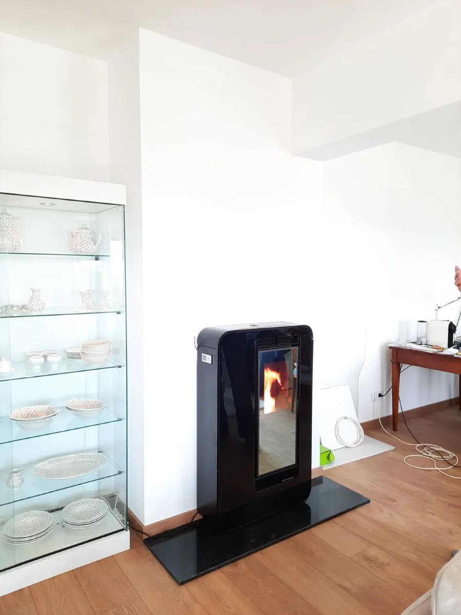 Slimline, pellet stove 7.5kW, flue options - Image 3