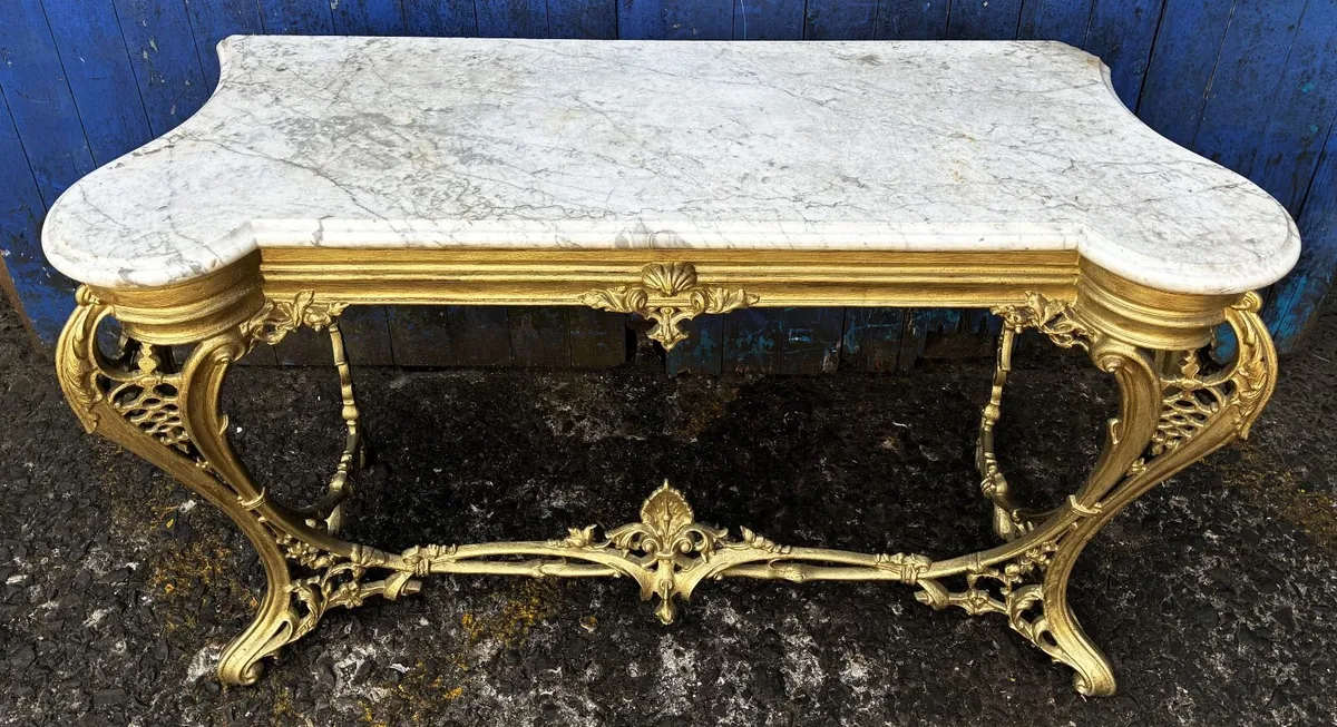 Rococo Louis XV Style Hall/Console Table - Image 2