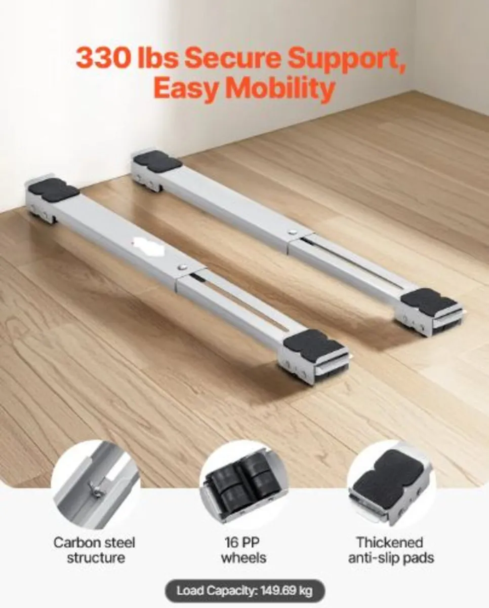 Heavy Duty Furniture Appliances Rollers, 299.4 kg - Image 2