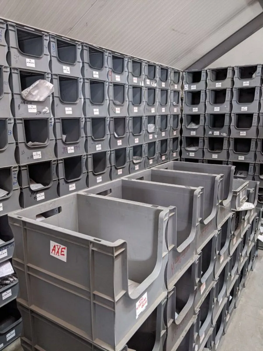 Grey Plastic Storage Boxes Bins Containers - Image 2