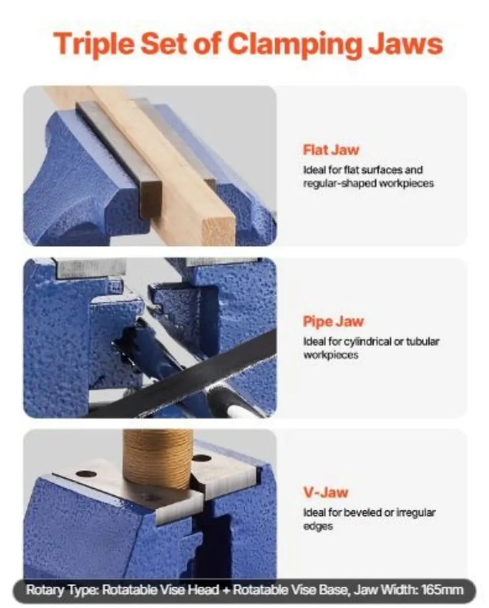 Heavy Duty Bench Vise - Image 3
