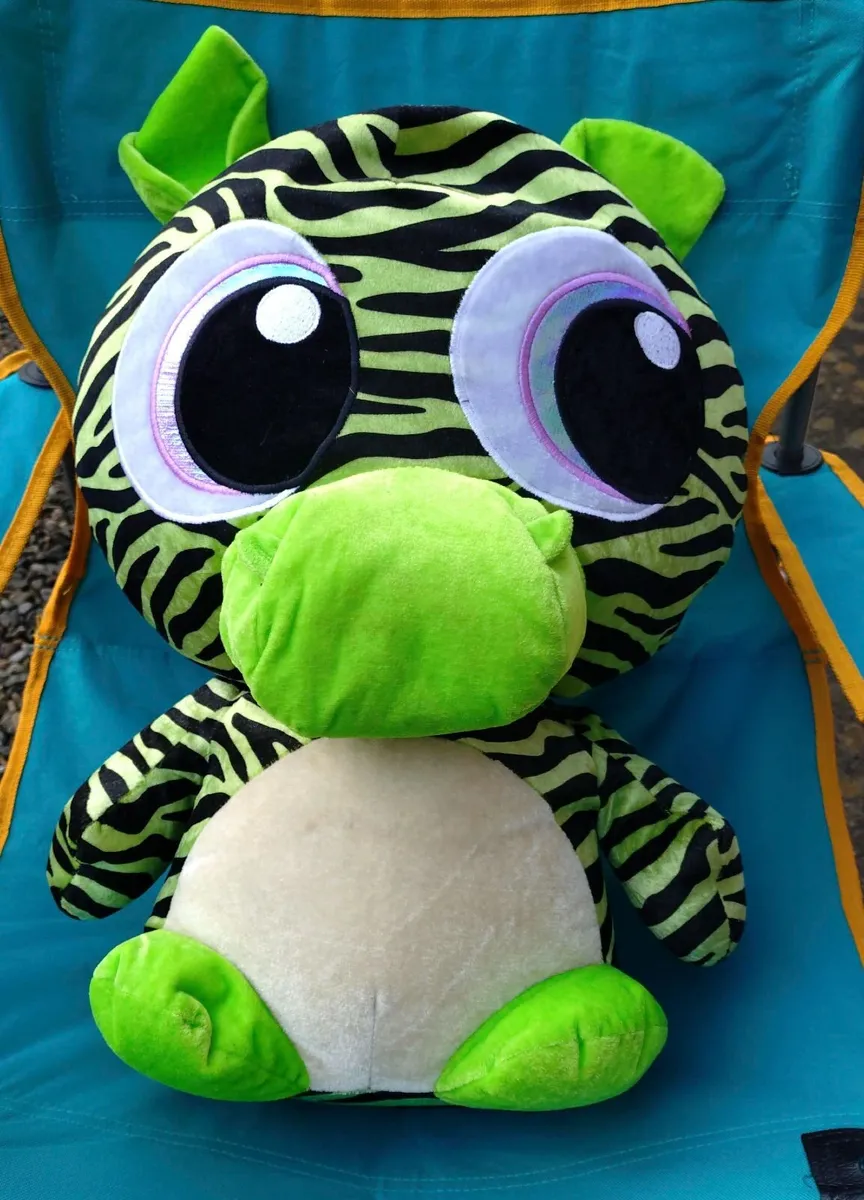 GREEN/BLACK SOFT TOY (USED). - Image 3