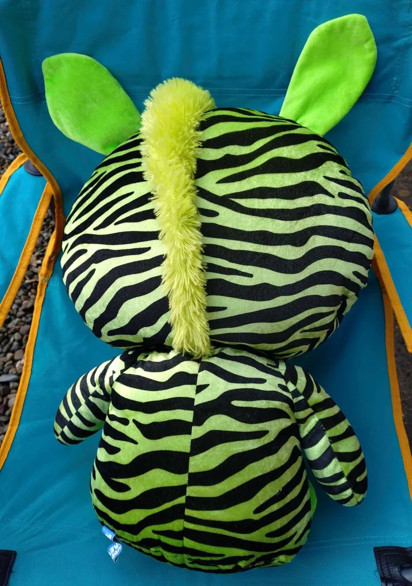 GREEN/BLACK SOFT TOY (USED). - Image 4