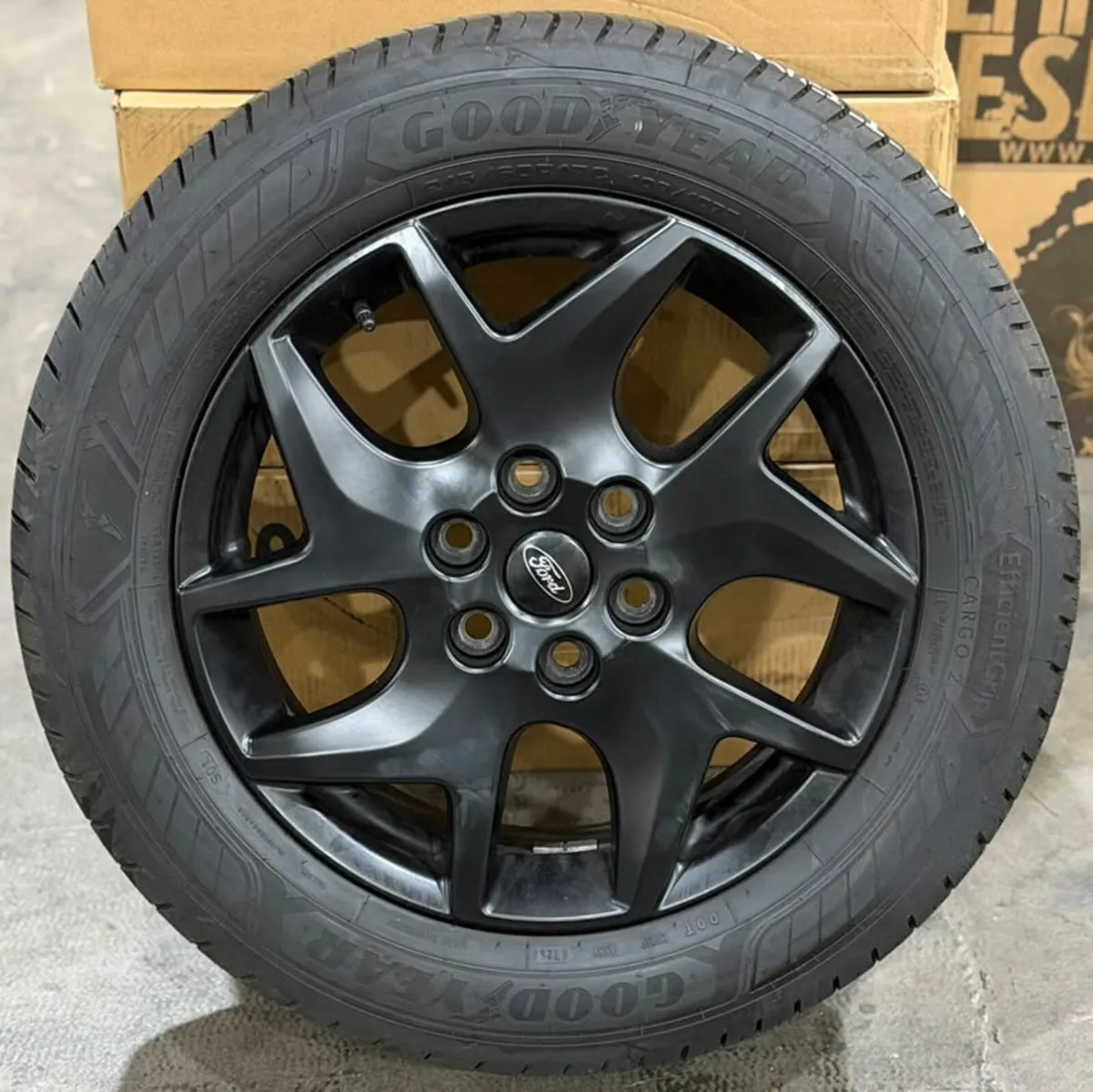 17" Genuine FORD TRANSIT CUSTOM ALLOYS & GOODYEAR - Image 2