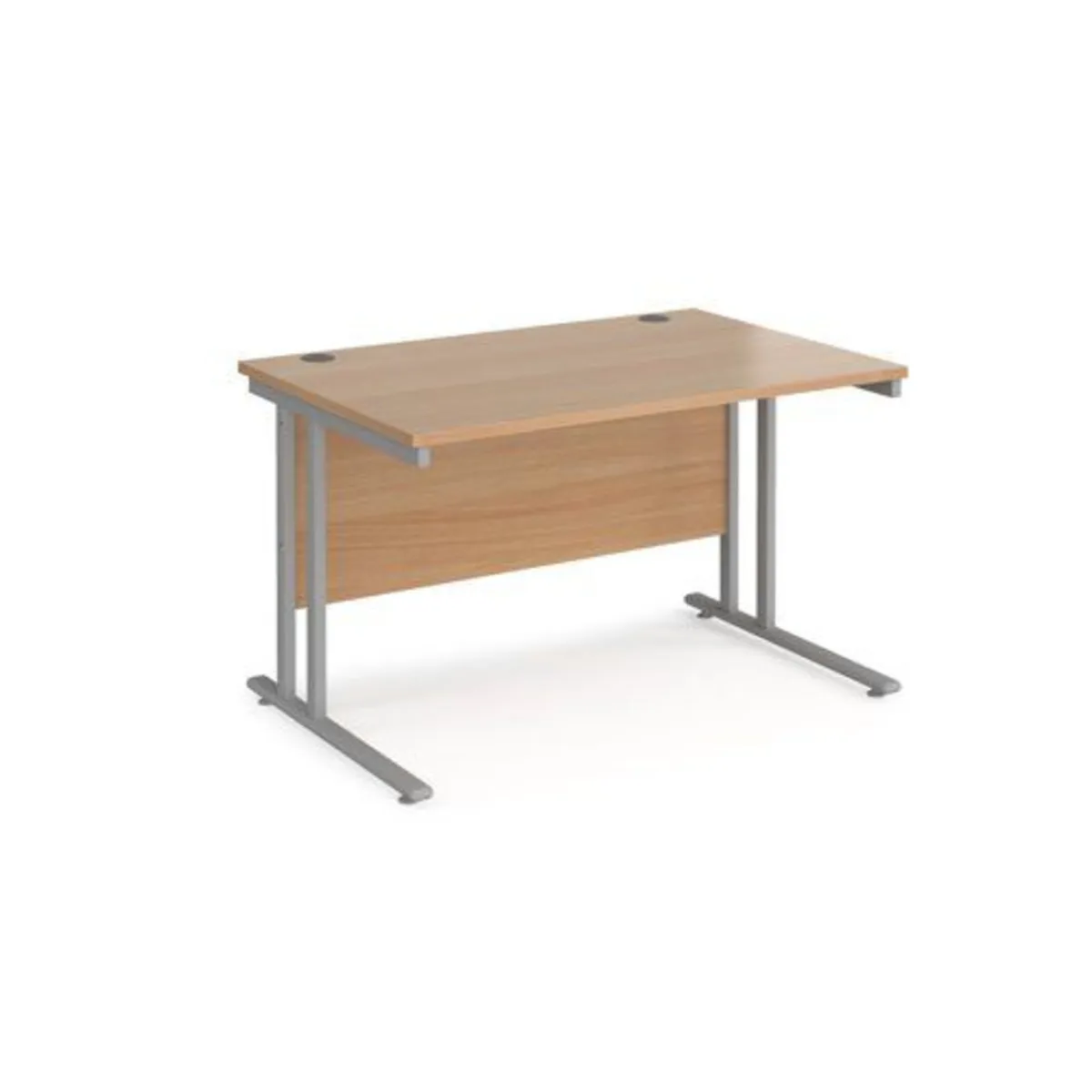 Office desk 1200mm x 800mm - silver cantilever leg - Image 2