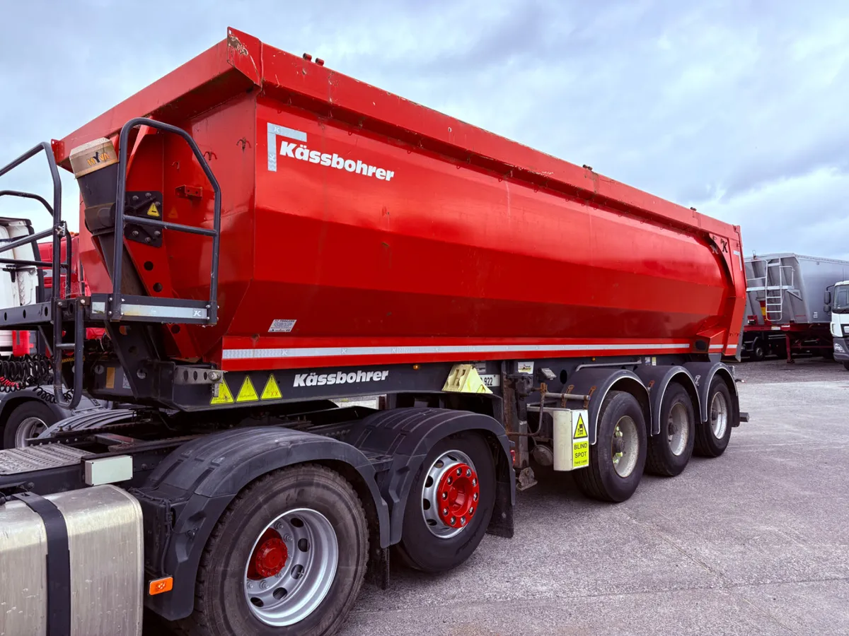 2019 Kassbohrer half pipe tipping trailer - Image 3