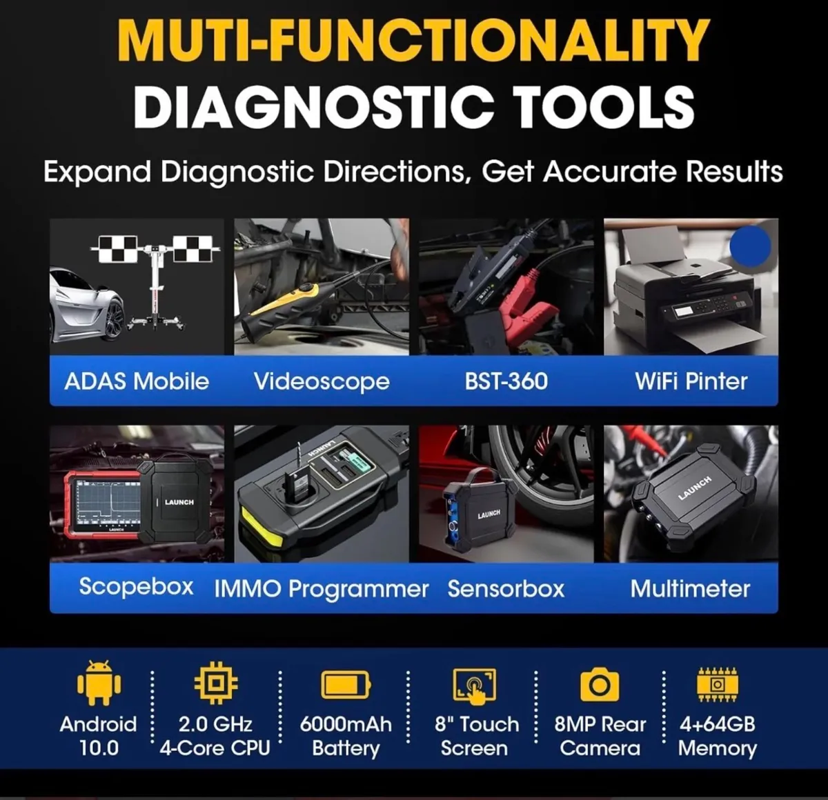 Launch X431 PROS ELITE Bidirectional ScanTool ADAS - Image 4