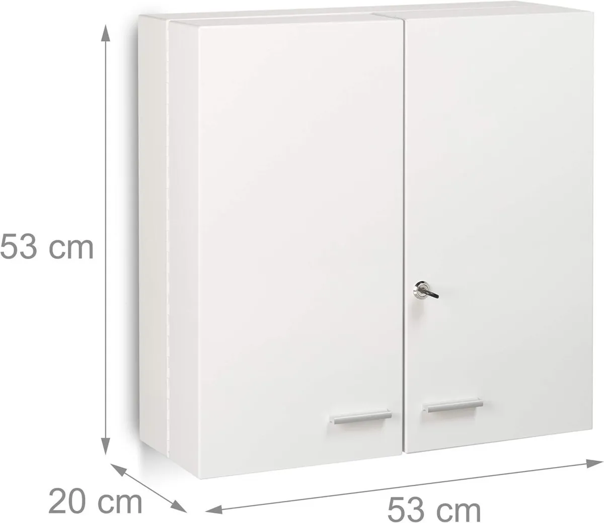 Xxl Medicine Cabinet Premium Locking W 2 Doors - Image 3