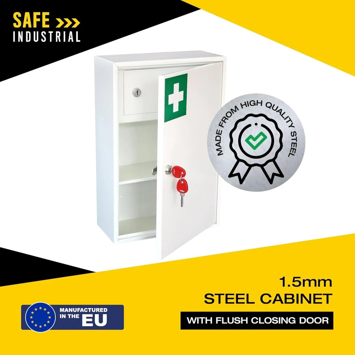 Cabinet Wall Mountable Medication Key Lock Safe - Image 2