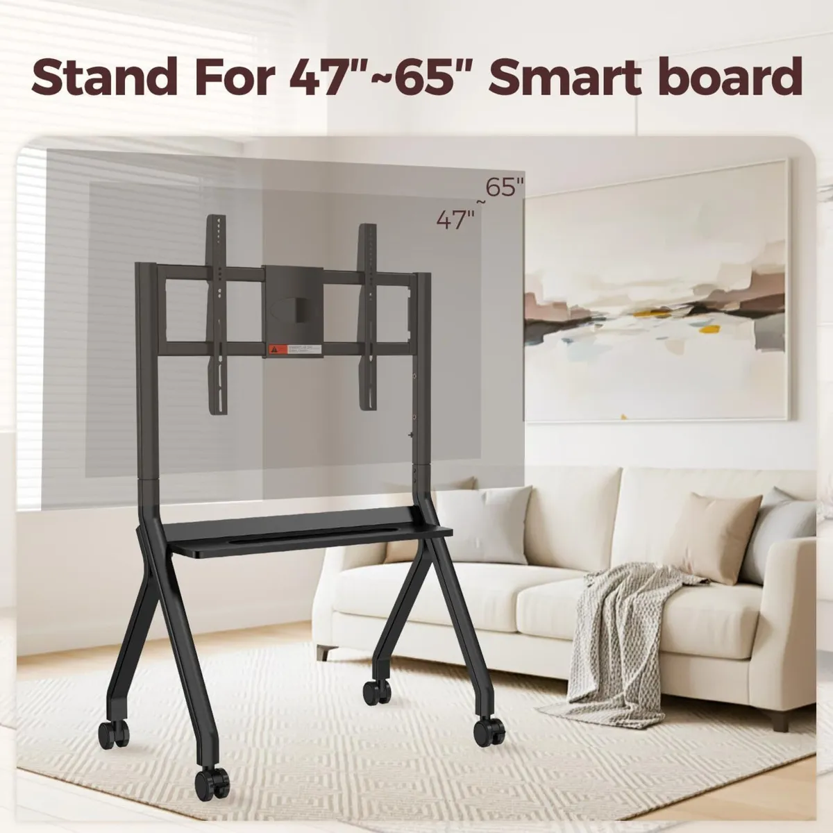 Board Stand for 47"-65" Interactive Whiteboard - Image 2
