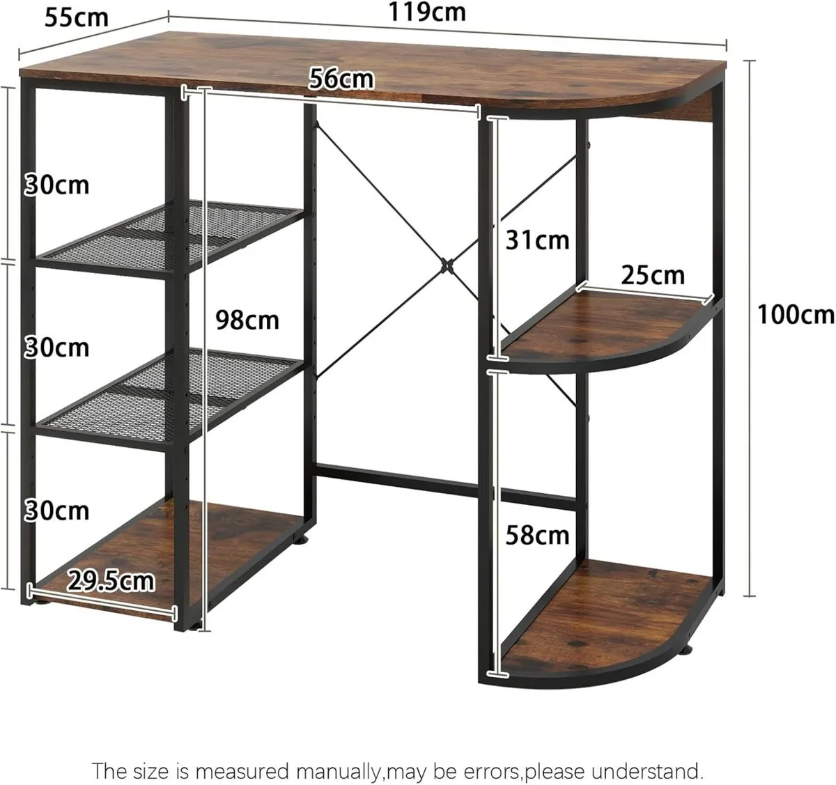 Mini Fridge Cabinet with Storage for Home Dorm - Image 2