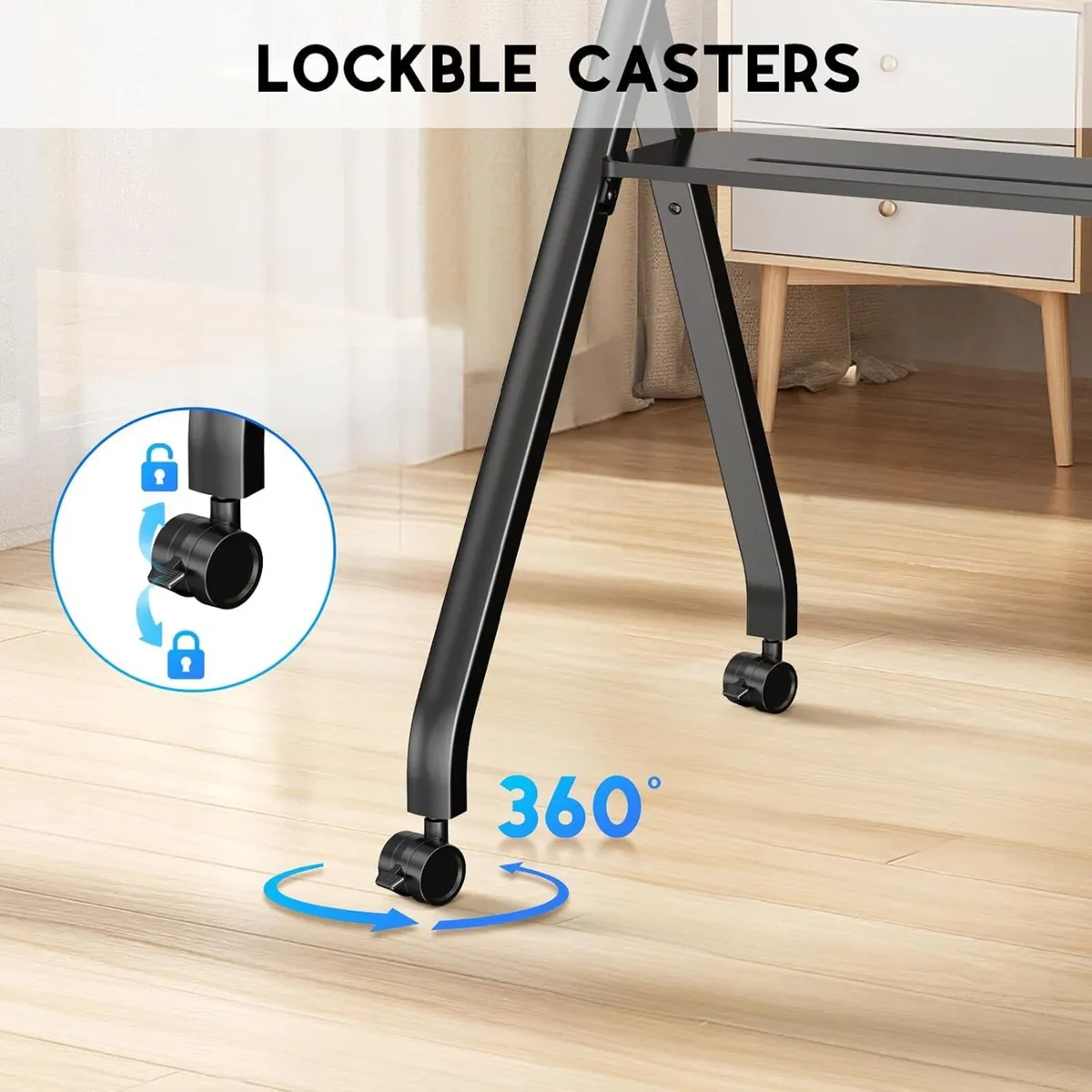Board Stand with Wheels 55 65 75 86 - Image 2