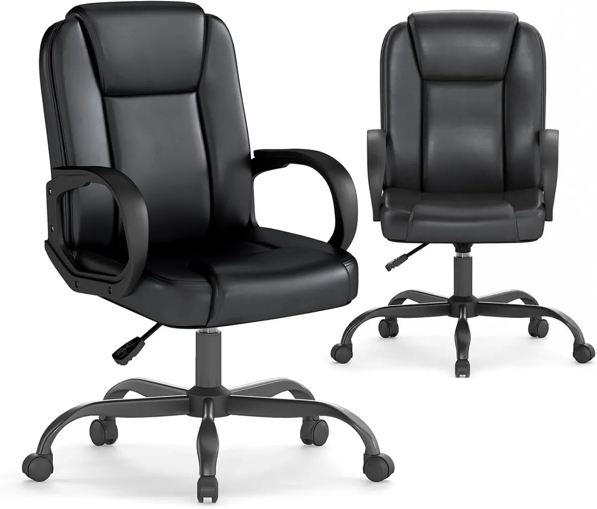 Executive Office Chair PU Leather Swivel Desk - Image 1