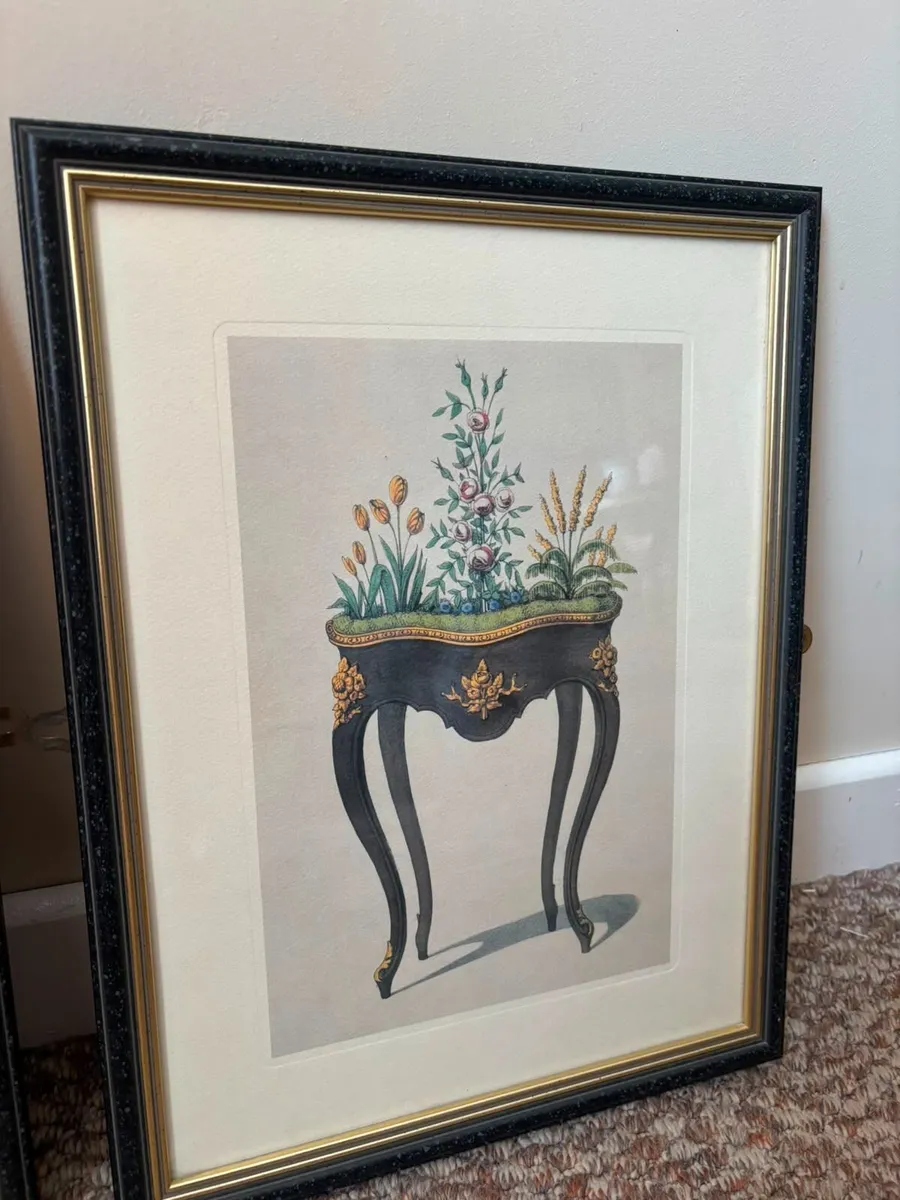 Pair of Framed Classic Botanical Prints - Image 3