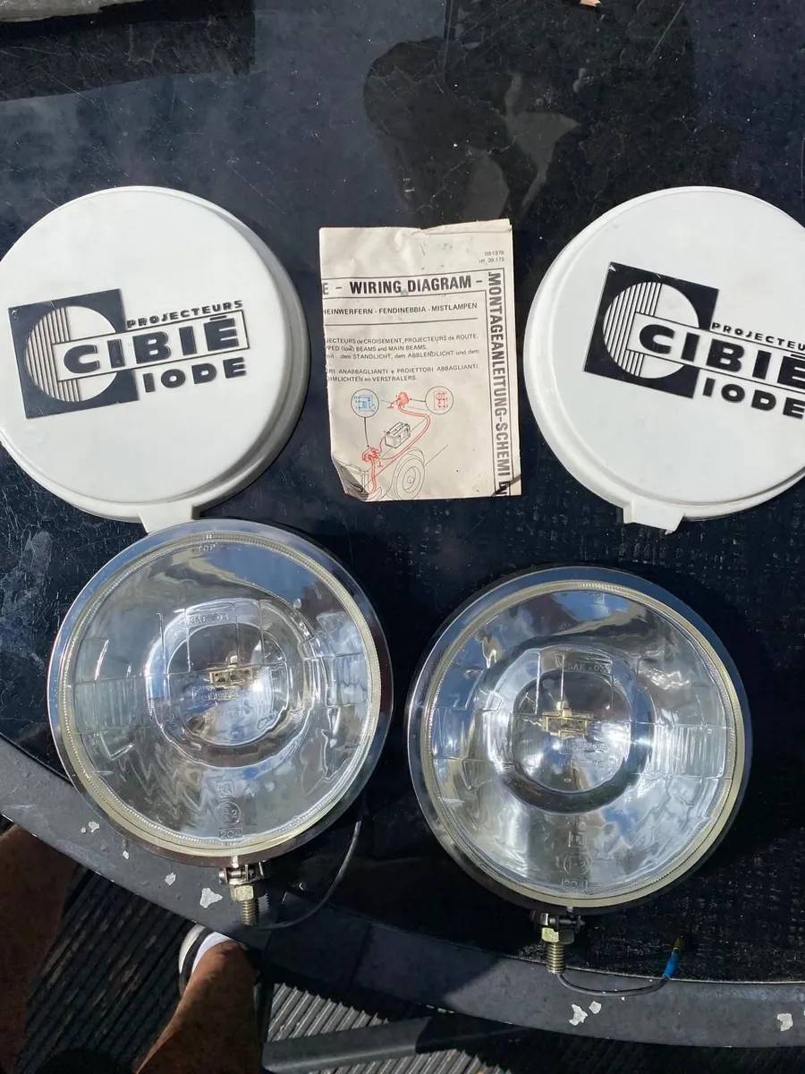 1979 Cibié Iode 45 Vintage Rally Driving Lamps Box - Image 1