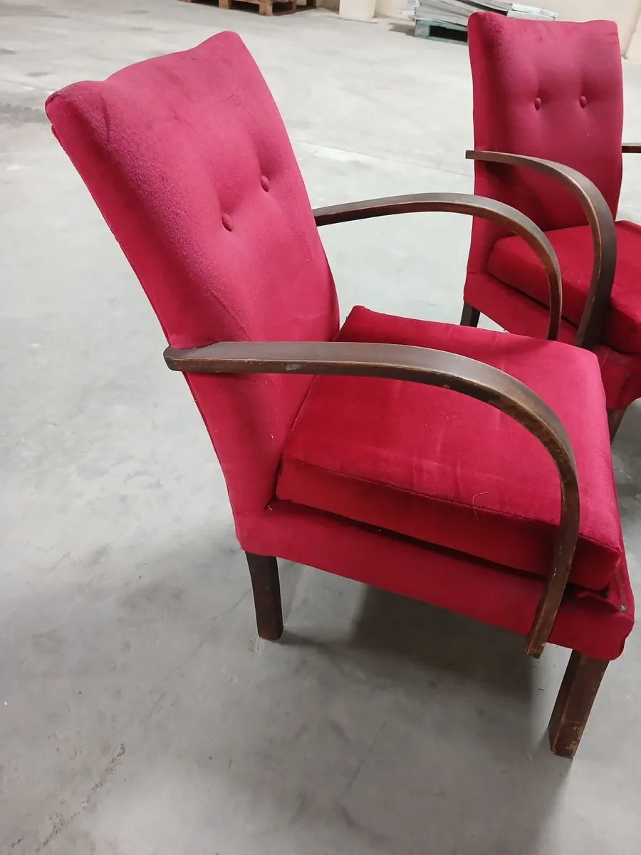 Bentwood art deco small chairs - Image 3