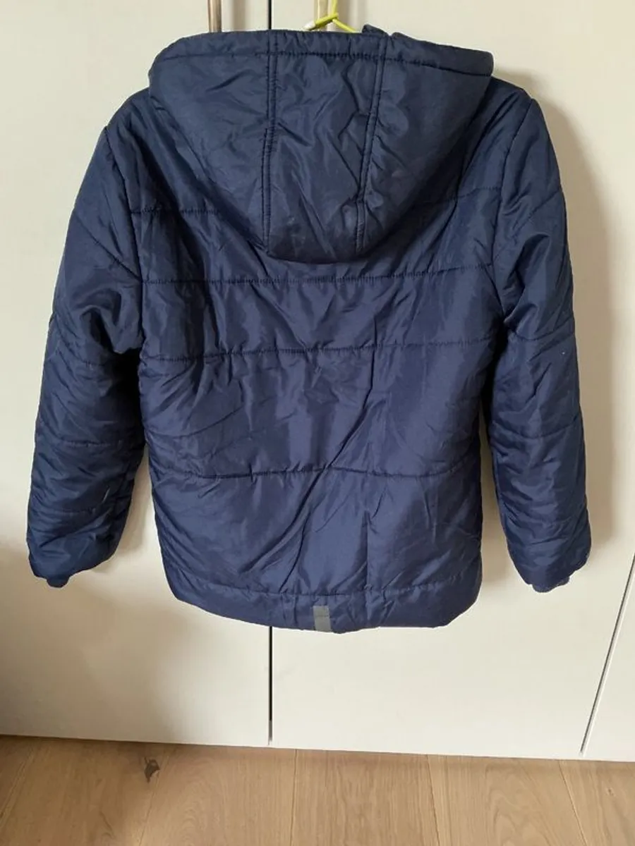 M&S boys navy padded coat - Image 2