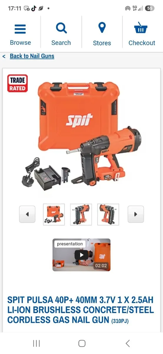 Professional Gas Nail gun - Image 4