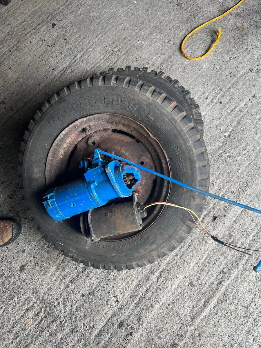 Starter, alternator and wheels for Dexta tractor - Image 1