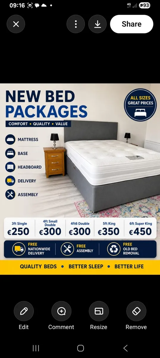 Quality New Beds Mattresses Free Delivery Nationwi - Image 1