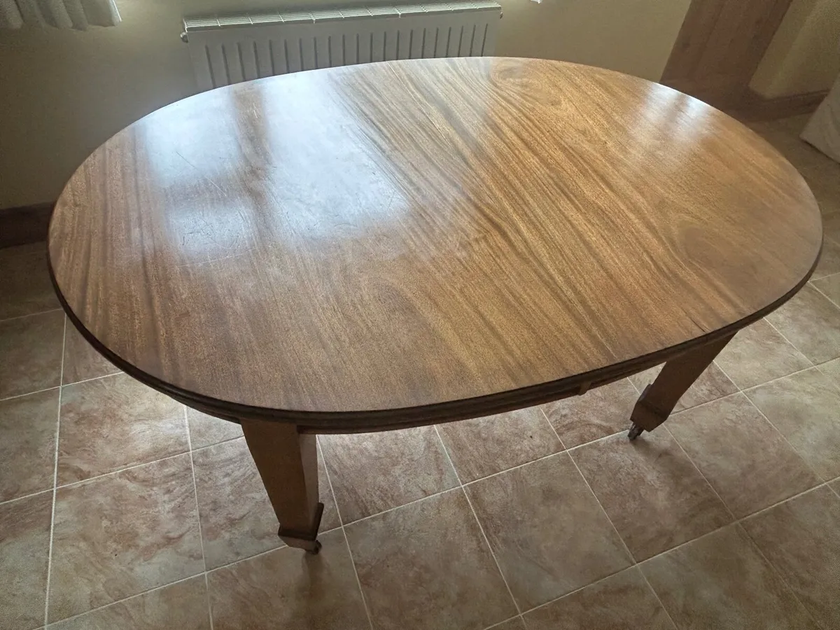 Mahogany Dining Set - Table + Sideboard + 6 chairs - Image 4