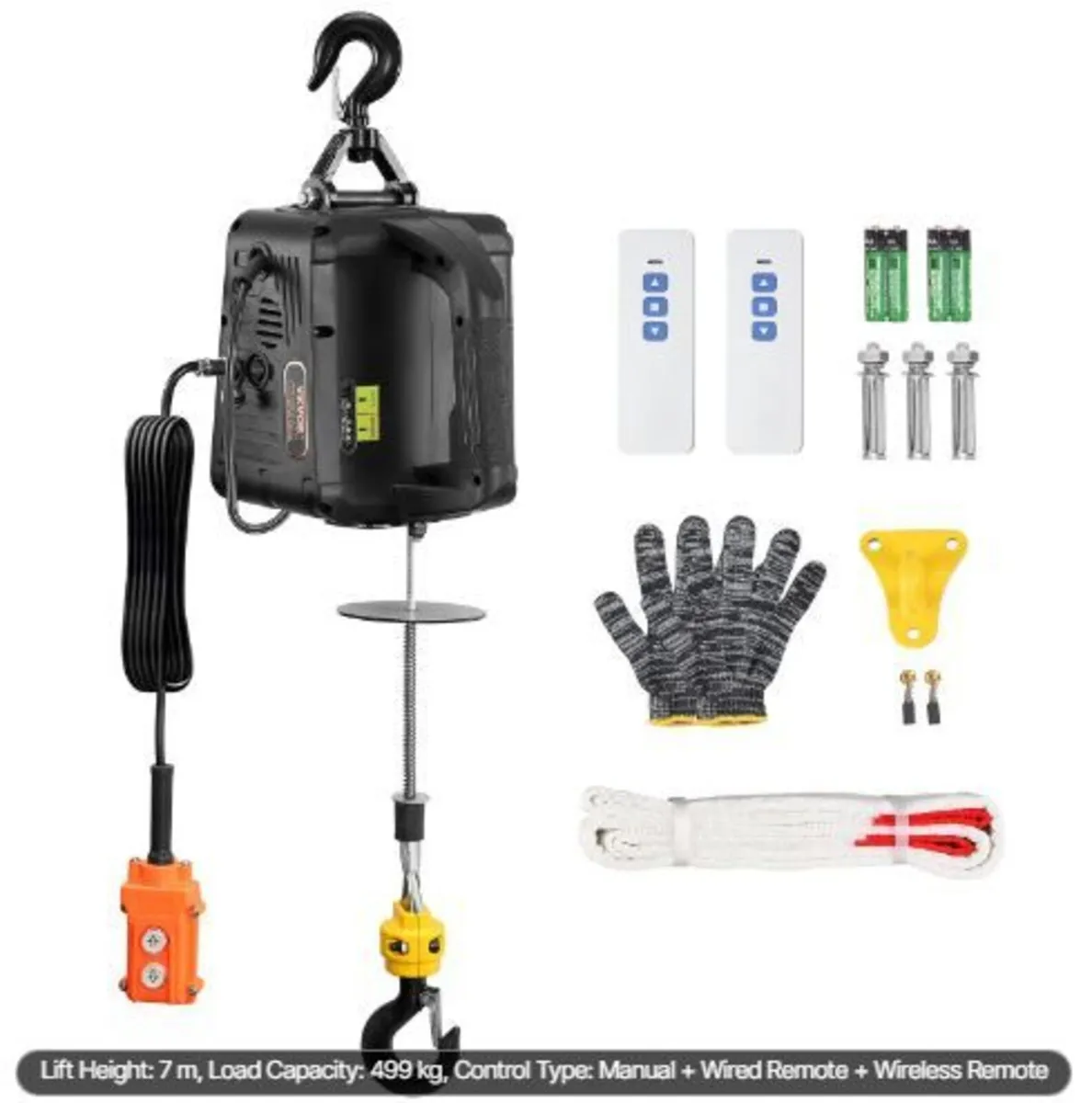 3-in-1 Portable Electric Hoist Winch - Image 3