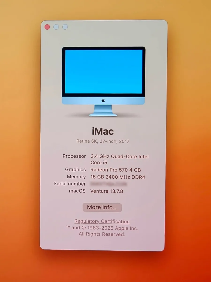 27" Apple iMac (2017) - Image 2