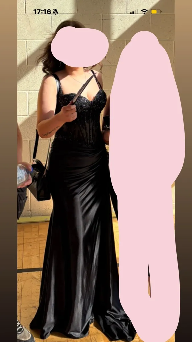 beautiful black debs dress - Image 4