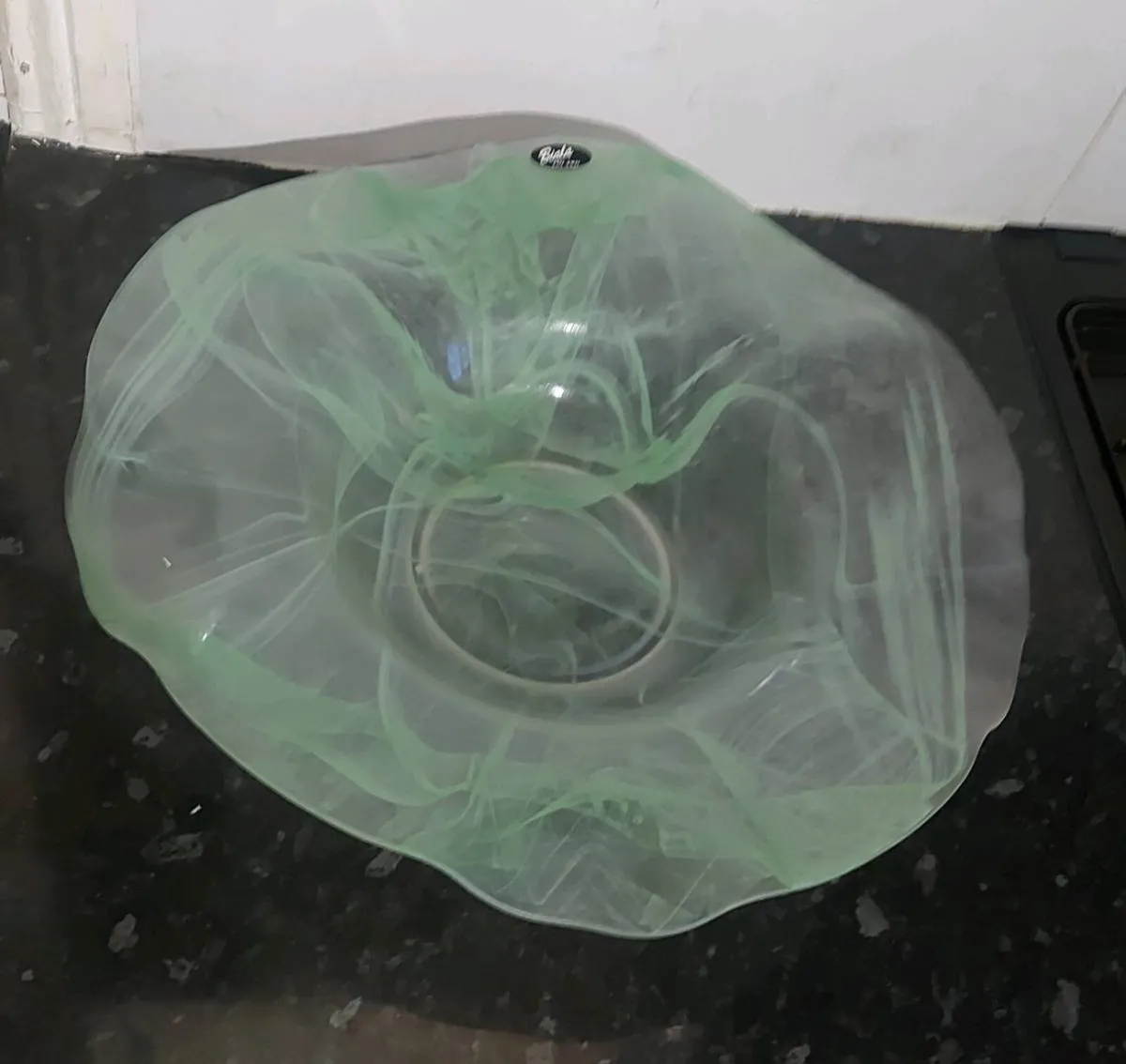 Two beautiful large swirl bowls