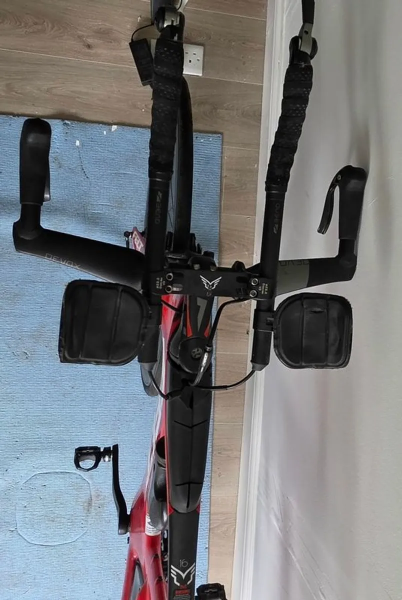 2018 Felt IA16 Triathlon Bike Size 56 Shimano 105 Prime 55mm Carbon Wheels - Image 3