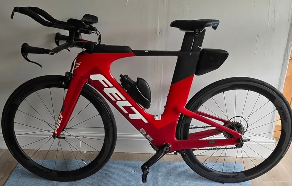2018 Felt IA16 Triathlon Bike Size 56 Shimano 105 Prime 55mm Carbon Wheels - Image 4