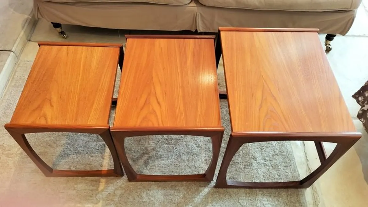 Mid Century Vintage G Plan Nest of Tables - Image 2