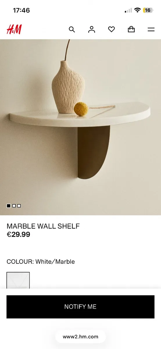 H&M Mirror and shelf - Image 3