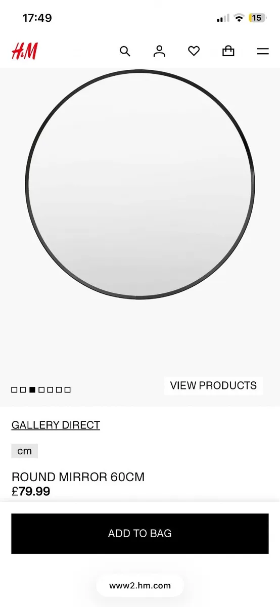 H&M Mirror and shelf - Image 2