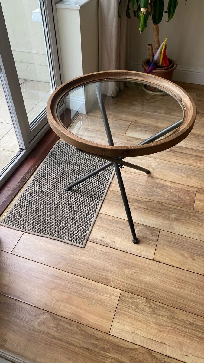 Coffee Table - glass top - Image 1