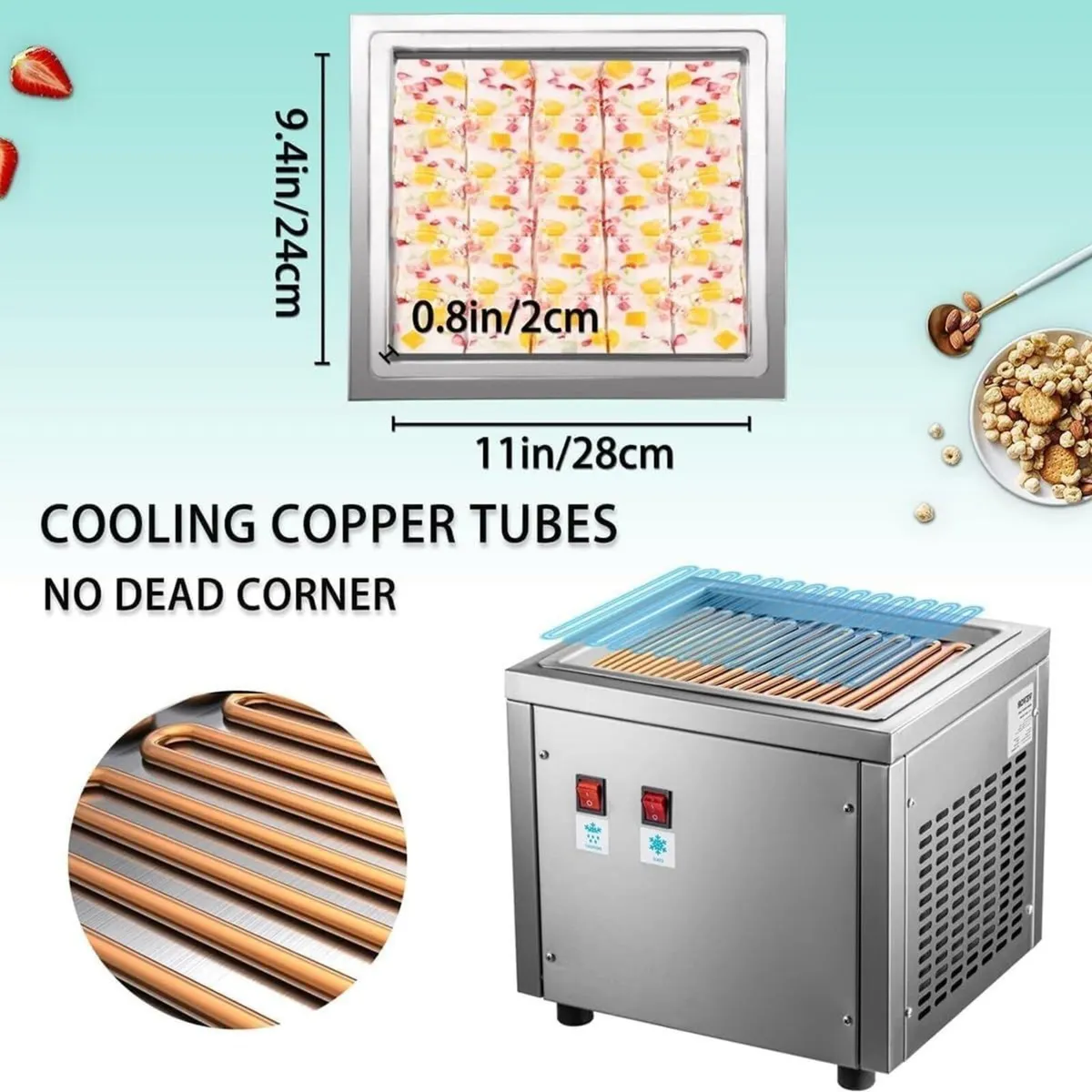 Fried Ice Cream & Frozen Yogurt Making Machine - Image 4