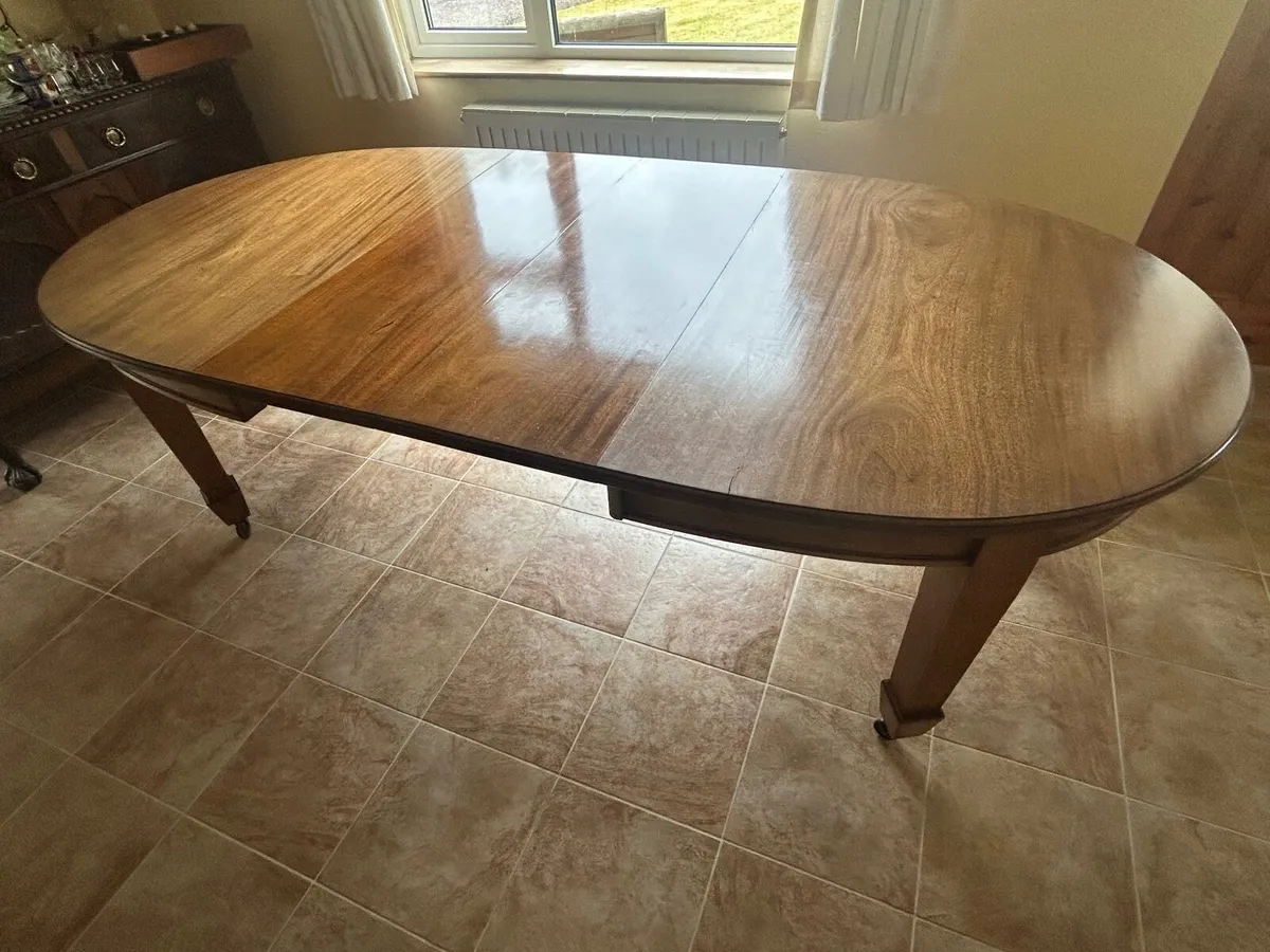 Edwardian Extending Mahogany dining table - Image 3