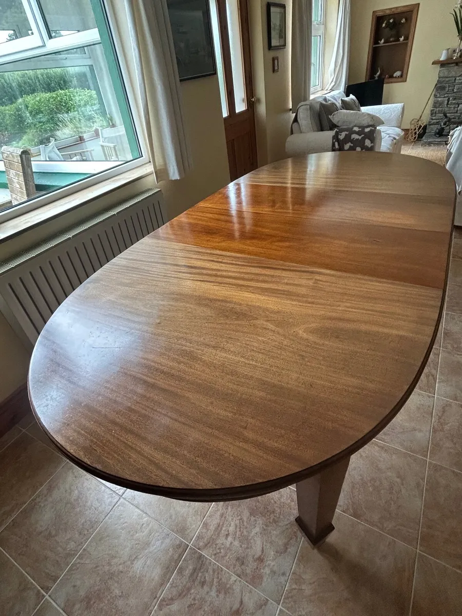 Edwardian Extending Mahogany dining table - Image 4