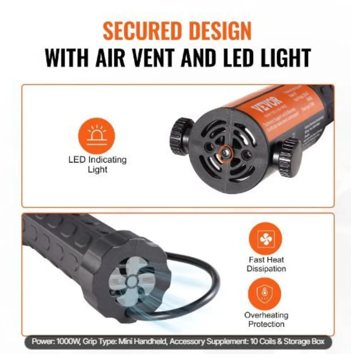 Magnetic Induction Heater Kit, 1000w 220V - Image 4