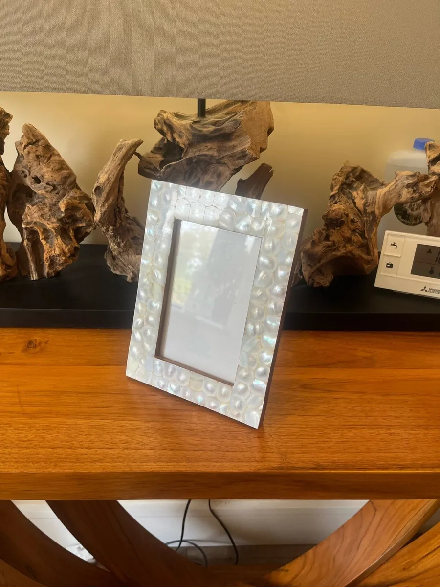 Vintage Mother of Pearl Photo Frame - Image 1