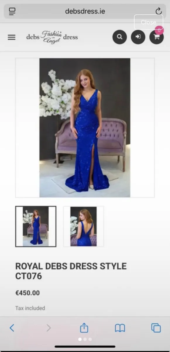 Debs Dress Size 6 - Image 1
