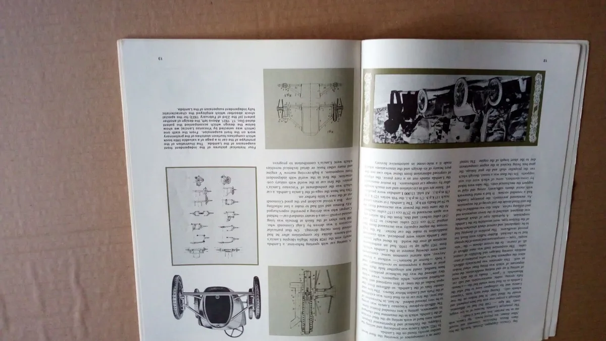 Lancia old book old cars - Image 3