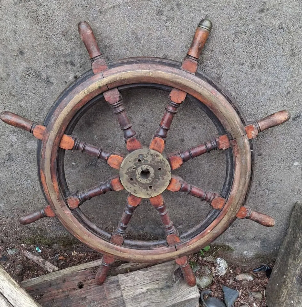Original Ship's Wheel - Image 1